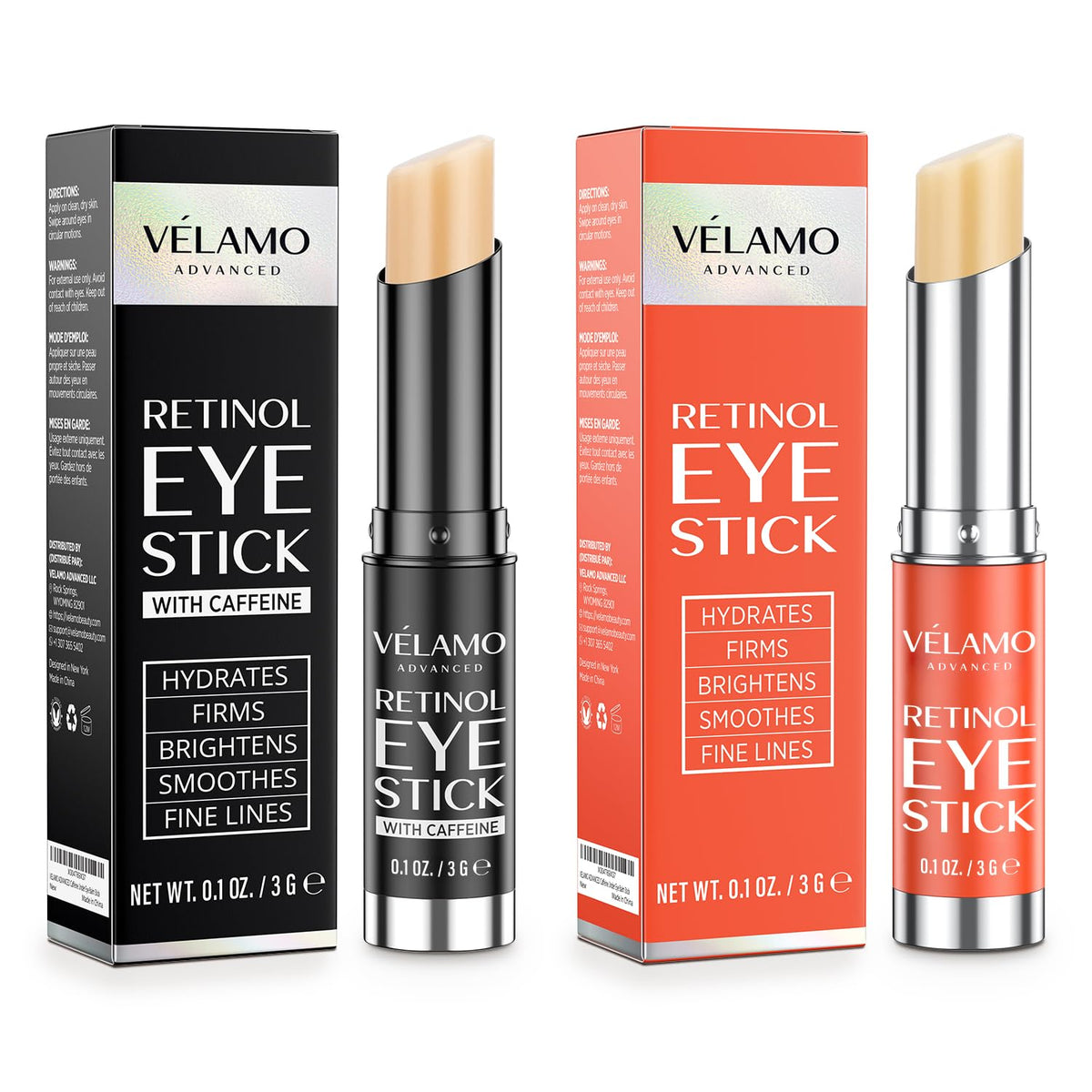 VELAMO ADVANCED Barra Ojos Día: refresca y deshincha la mirada.
