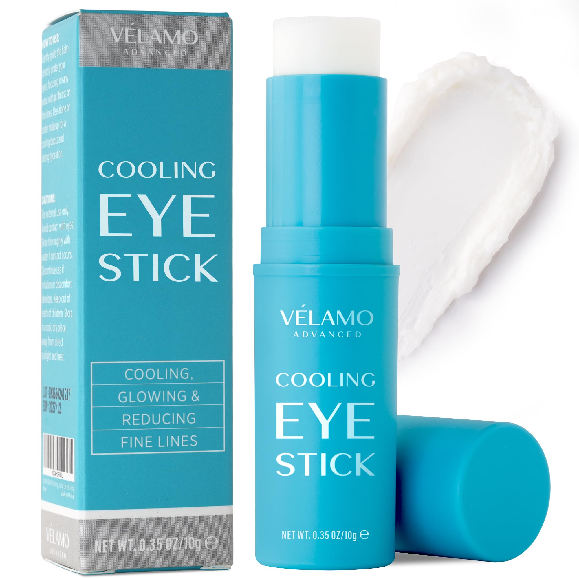 Velamo Advanced Baston Ojos Refrescante para alivio inmediato de la mirada cansada.