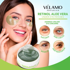 VELAMO ADVANCED parches ojos hidratación y alivio de hinchazón.