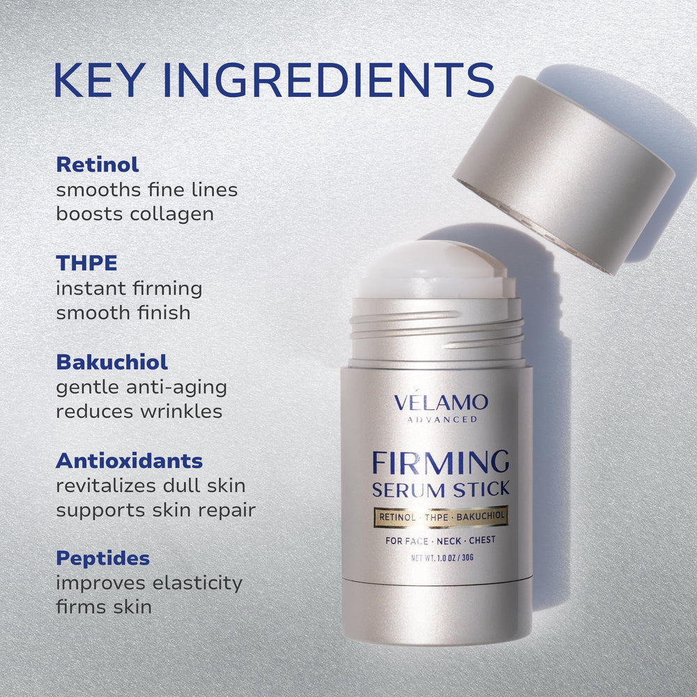 Velamo Advanced Serum Stick, efecto de firmeza inmediato al aplicar
