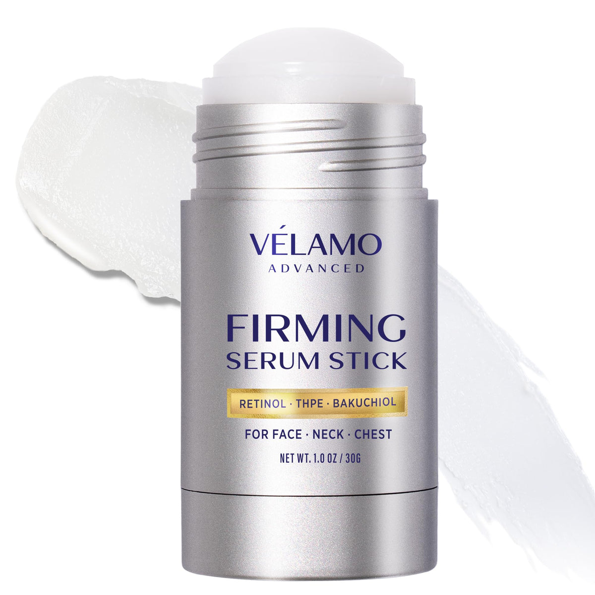 Velamo Advanced Serum Stick para rostro y cuello, aplicación suave y rápida