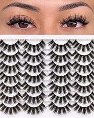 Veleasha 3D07, pestañas con efecto natural para mirada suave diaria.