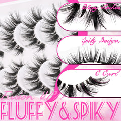 Pestañas Veleasha manga ojo gato, diseño híbrido para volumen definido.