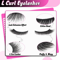 Veleasha Pestañas Bratz Cat Eye con efecto alargador para salidas nocturnas.