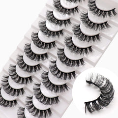 Pestañas Veleasha DD Curl look de pestañas rusas para uso diario