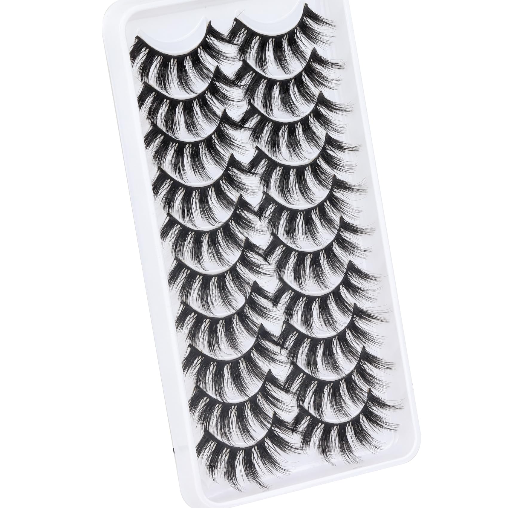Pestañas Veleasha para maquillaje diario cómodo y ligero