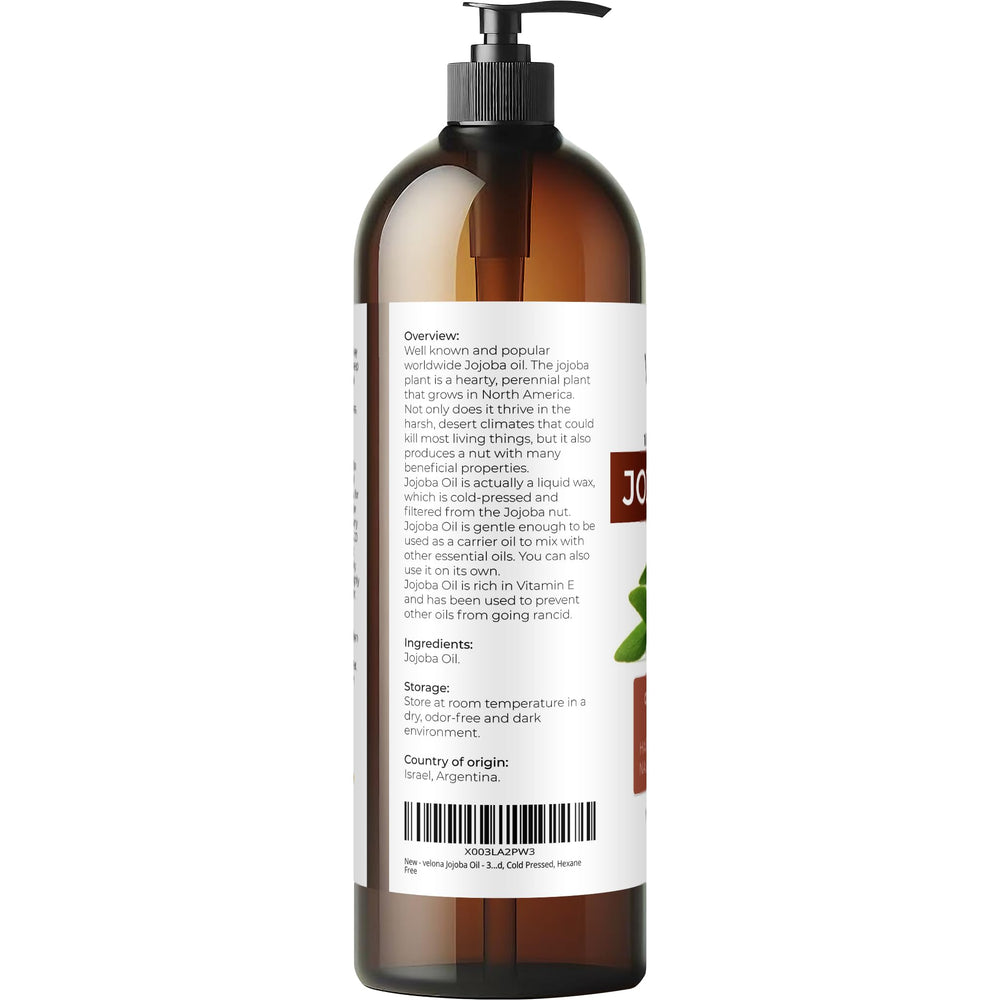Velona Aceite de Jojoba para desmaquillar rostro suave y seguro.