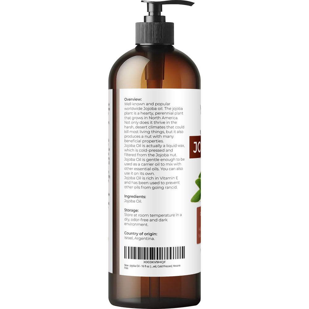 Velona aceite de jojoba: gotas en la palma de la mano