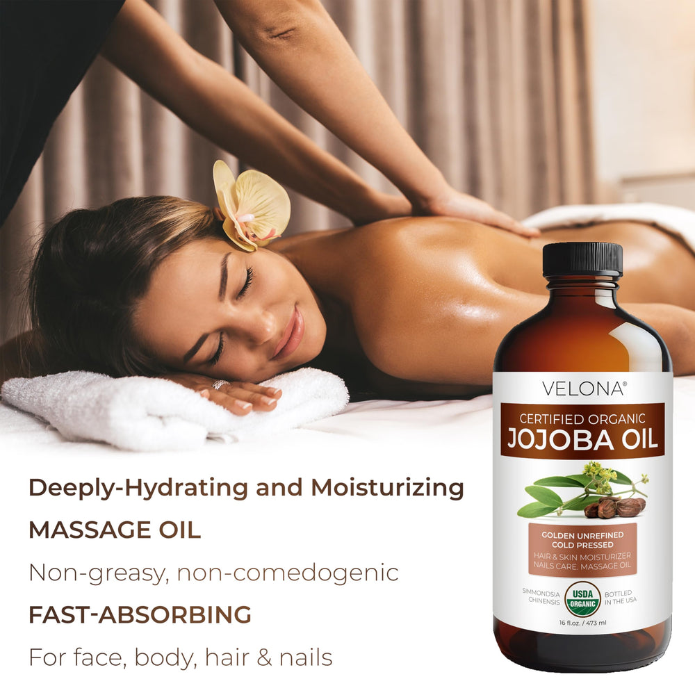 Velona aceite de jojoba desmaquilla suavemente manteniendo la piel hidratada