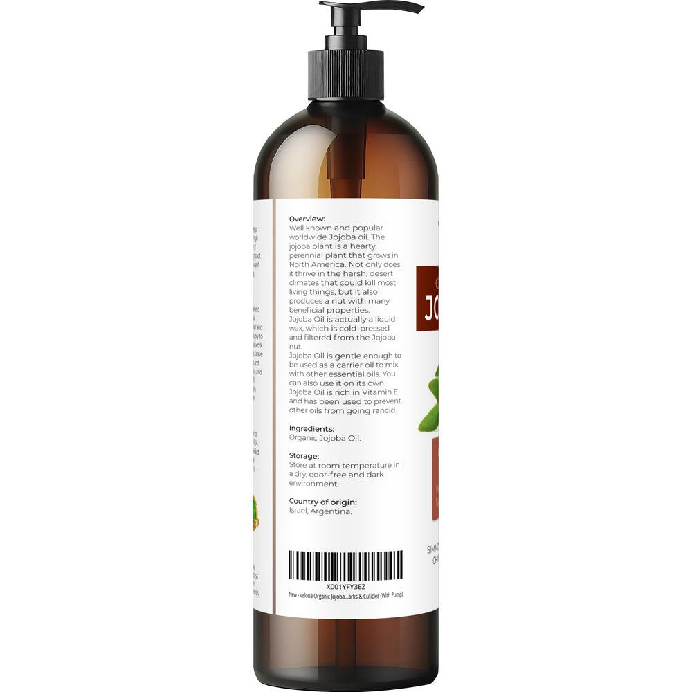 Velona aceite de jojoba desmaquillante suave que deja la piel hidratada