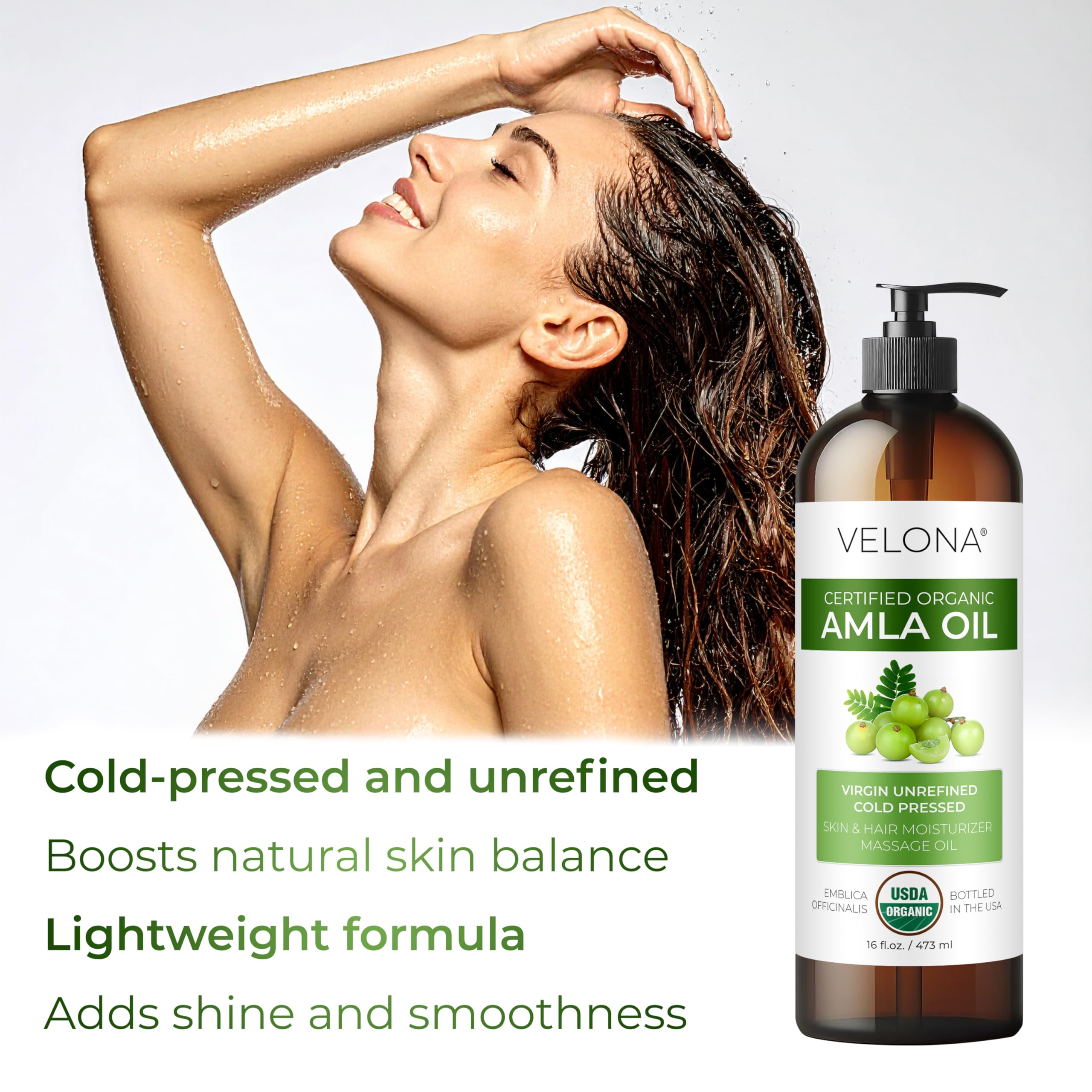 Velona Amla Oil, suaviza cutículas y uñas con uso regular.