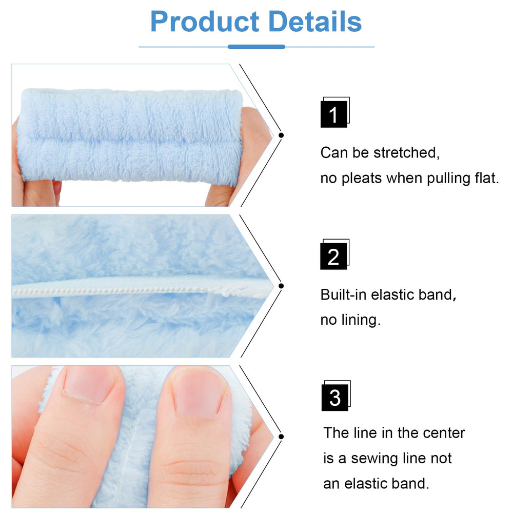 VELSCRUN banda para lavado facial, práctica y ajustable para todos