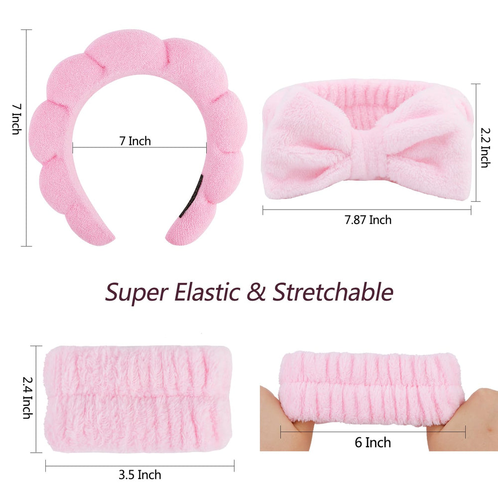 VELSCRUN diadema spa con diseño cómodo para mascarillas