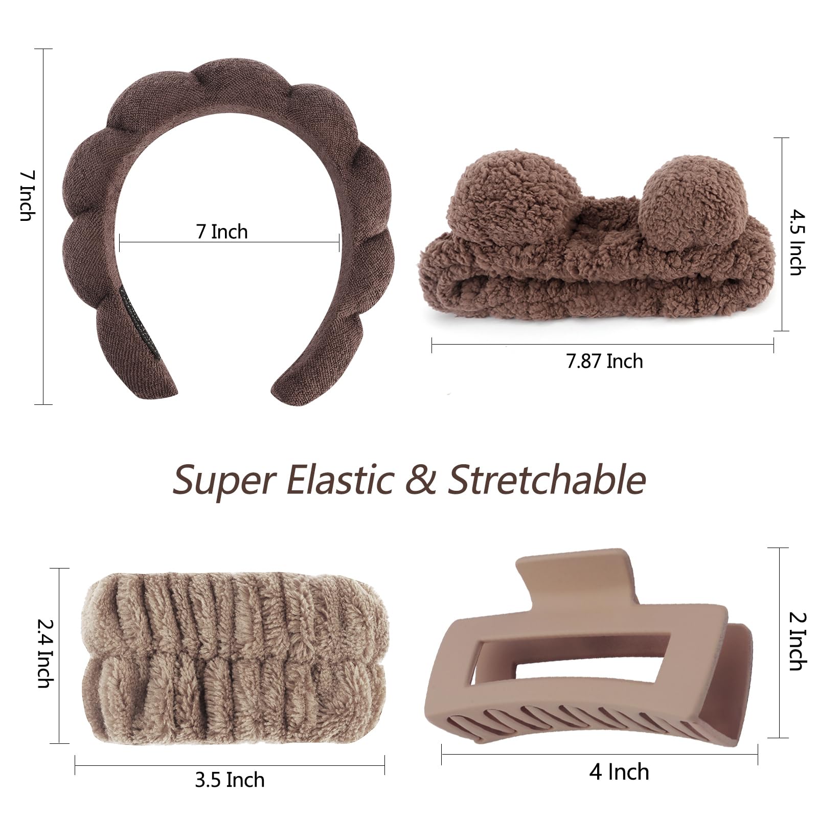 VELSCRUN headband para aplicar mascarilla facial cómodamente