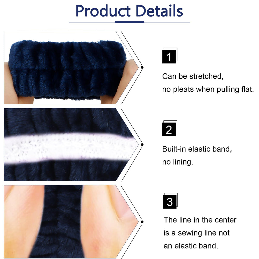 VELSCRUN paquete diadema spa, regalo ideal para rutinas diarias de belleza