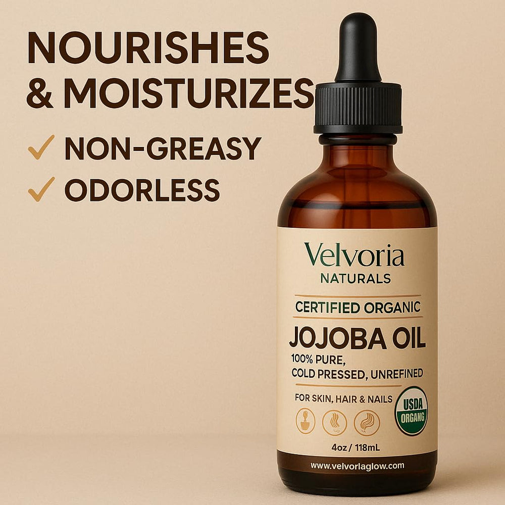 Aceite ligero de Velvoria Naturals con rápida absorción para la piel