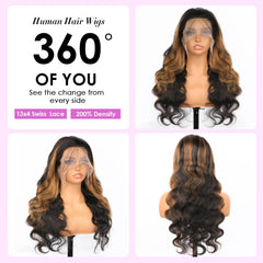Vemalin encaje frontal 13x4 con cabello natural listo para peinar