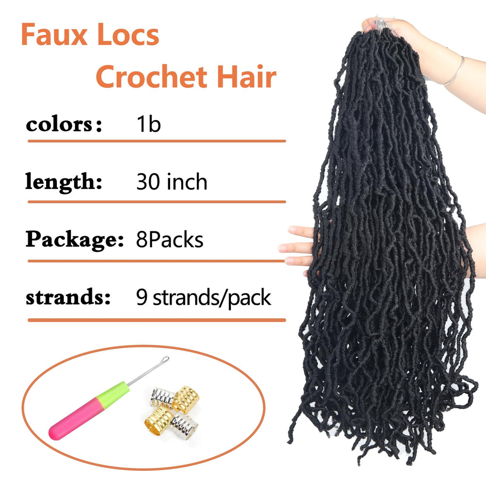 Vemet Soft Locs detalle pre bucle crochet, instalación sencilla