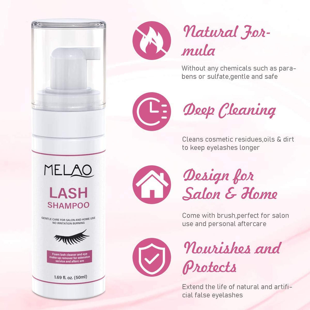Vemofoper cepillo limpiador para pestanas, elimina maquillaje y grasa sin irritar.