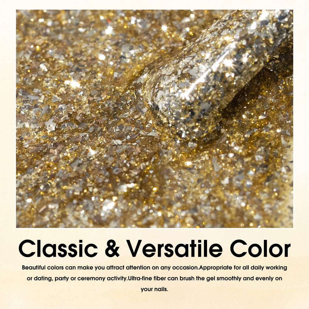 VENALISA Esmalte gel aplica cremosa con brocha gruesa