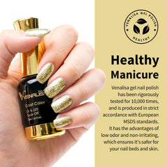VENALISA Esmalte gel pigmentación alta para colores vivos