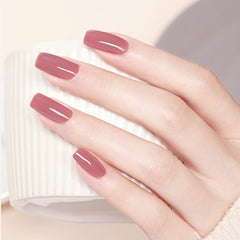 VENALISA Esmalte gel rosa claro: aplicación con pincel grueso para uniformidad