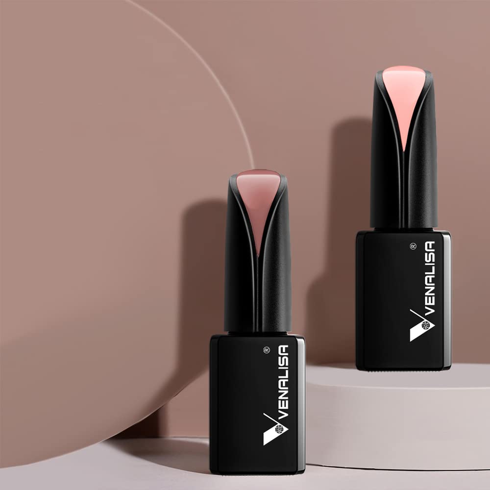 VENALISA Esmalte gel rosa claro: textura sedosa al aplicar