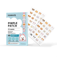 Venrock parches acné con diseño de perrito, absorción rápida para la piel