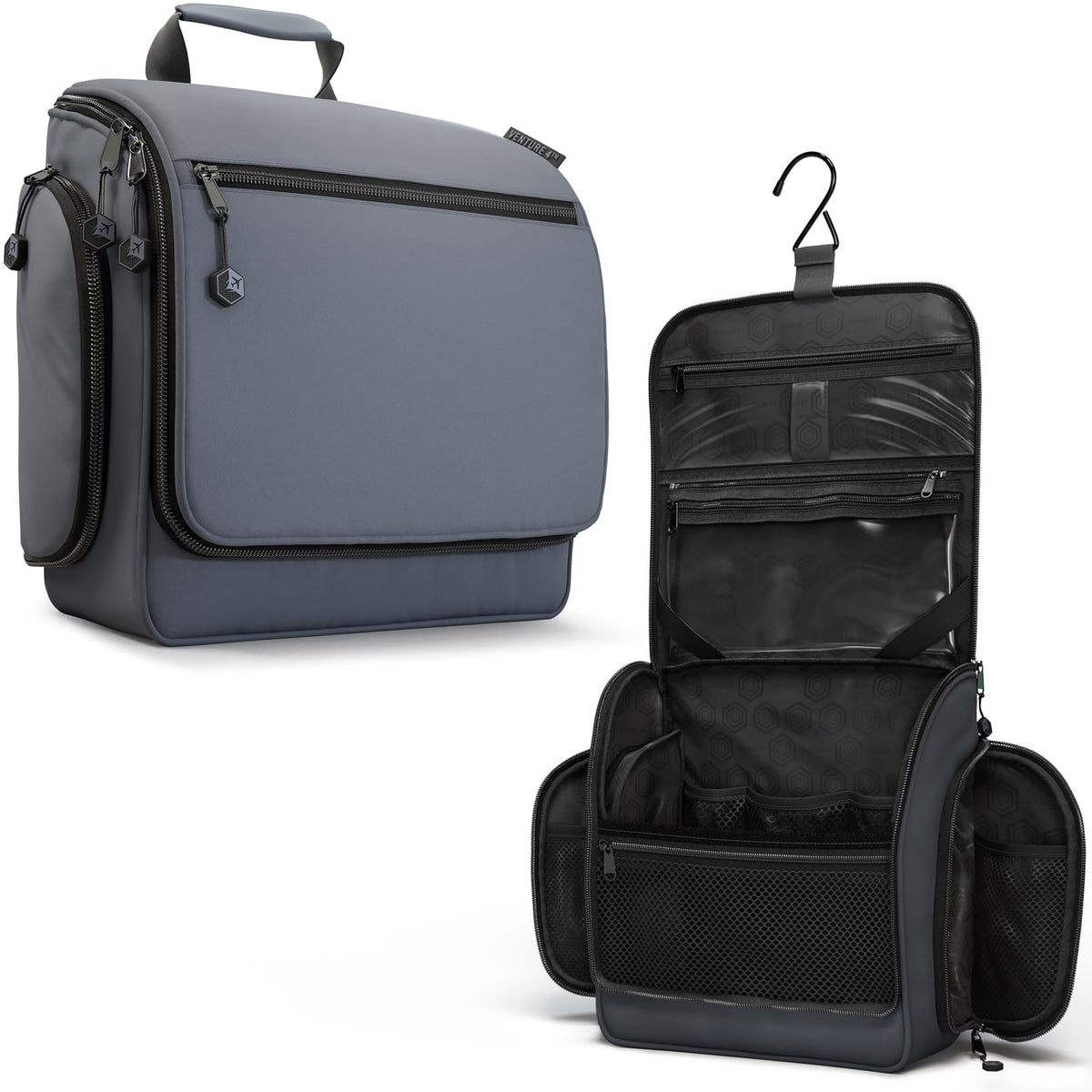 VENTURE 4TH bolsa de aseo colgante para viajes facilita acceso rápido en hoteles
