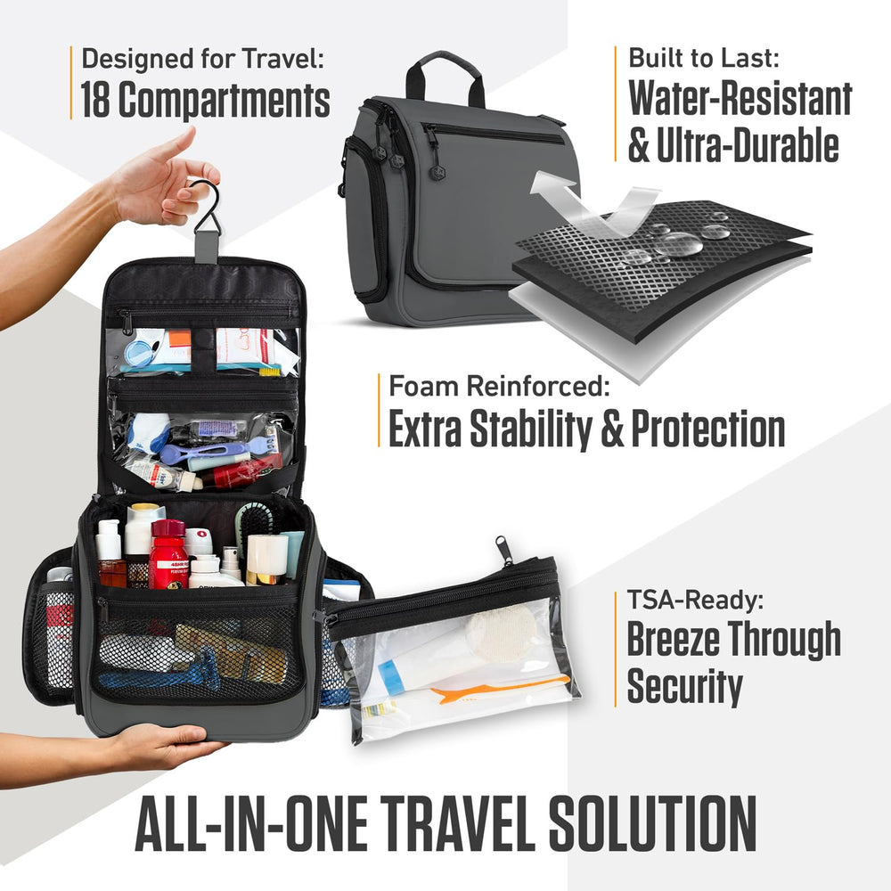 VENTURE 4TH bolsa de aseo colgante ideal para colgar en ducha o espejo