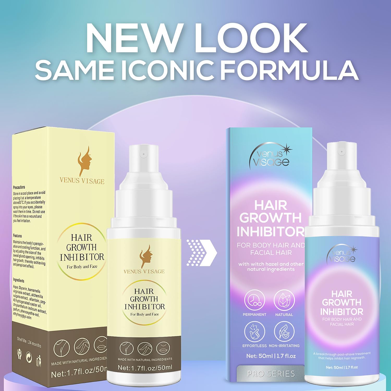 VENUS VISAGE envase compacto, perfecto para viaje