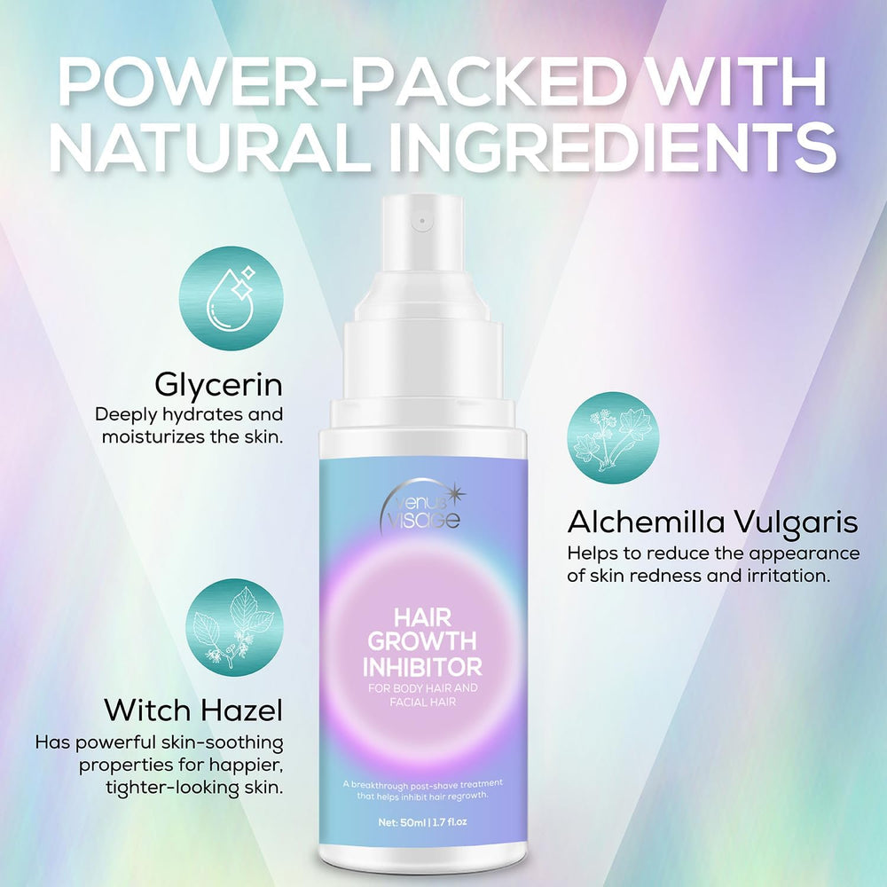 VENUS VISAGE hidratación profunda, hamamelis y glicerina para la piel