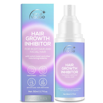 VENUS VISAGE inhibidor de pelo, botella 50ml para uso diario