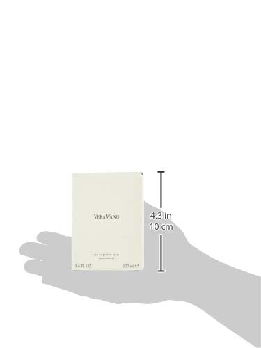 Etiqueta de Vera Wang Eau de Parfum, diseño distintivo para regalo o colección.