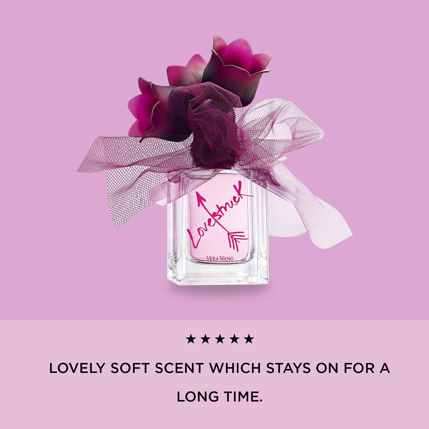 Vera Wang Love Struck, notas afrutadas y florales que inspiran momentos románticos.
