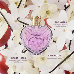 Notas de vainilla y lirio de agua en Vera Wang Princess.
