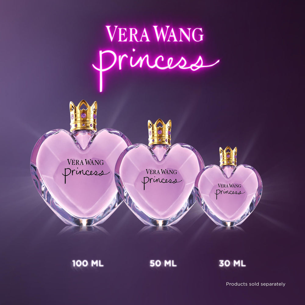 Uso diario con Vera Wang Princess, aroma femenino y moderno.