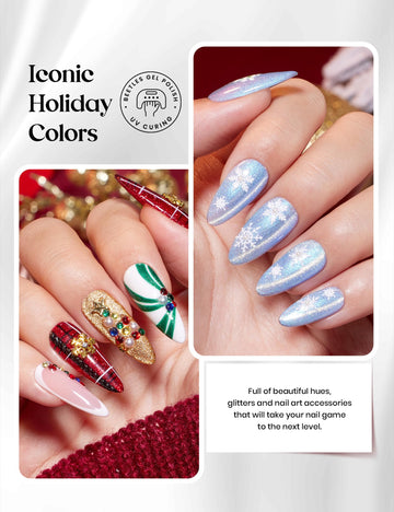 Beetles Gel Polish Or glitter, éclats dorés pour accents festifs.