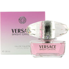 Versace Bright Crystal: botella iluminada; fragancia fresca para uso diario.