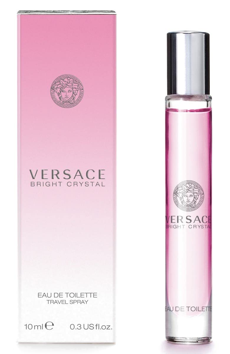 Versace Bright Crystal bottle front view for daily wear and elegance