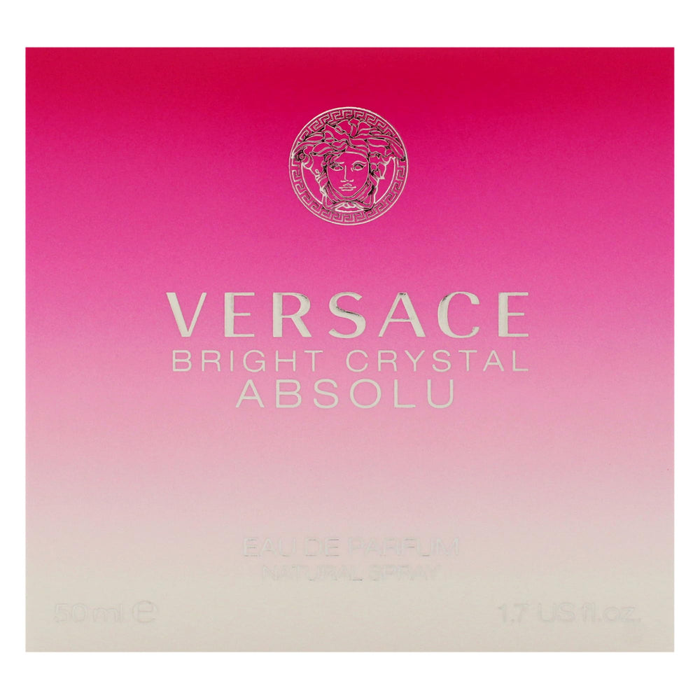 Versace Brillo Cristal Absolu, envase y caja que transmiten lujo y elegancia.