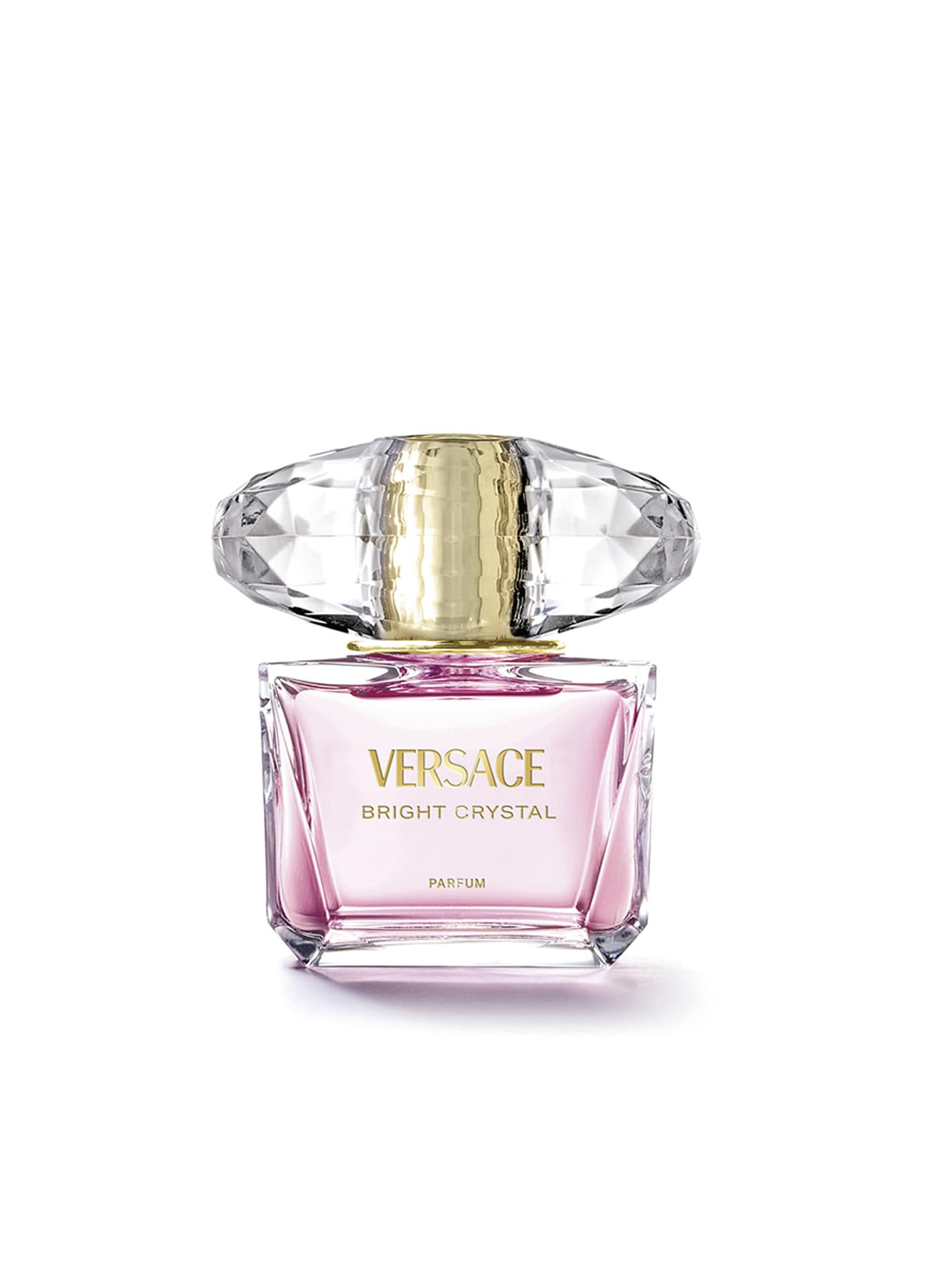 Versace Cristal Brillante: botella elegante con aroma fresco y floral para ocasiones especiales