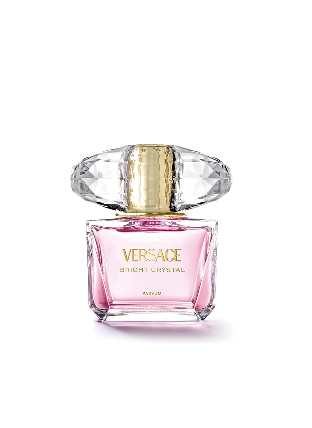 Versace Cristal Brillante: botella elegante con aroma fresco y floral para ocasiones especiales