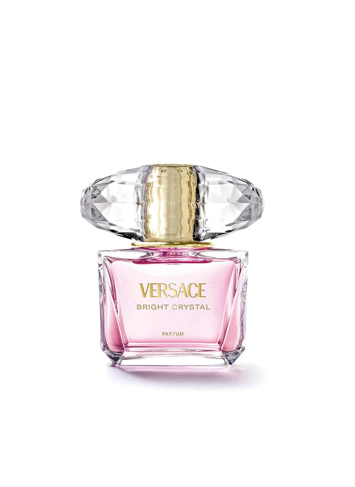 Versace Cristal Brillante: botella elegante con aroma fresco y floral para ocasiones especiales