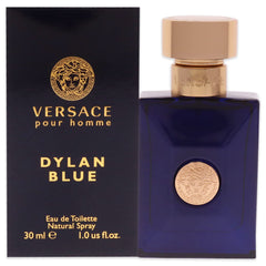 Versace Dylan Blue, botella de 30 ml, aroma fresco para uso diario y ocasiones formales.