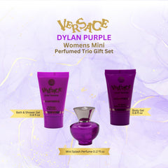 Gel de baño perfumado Versace Dylan Purple para ducha fresca.