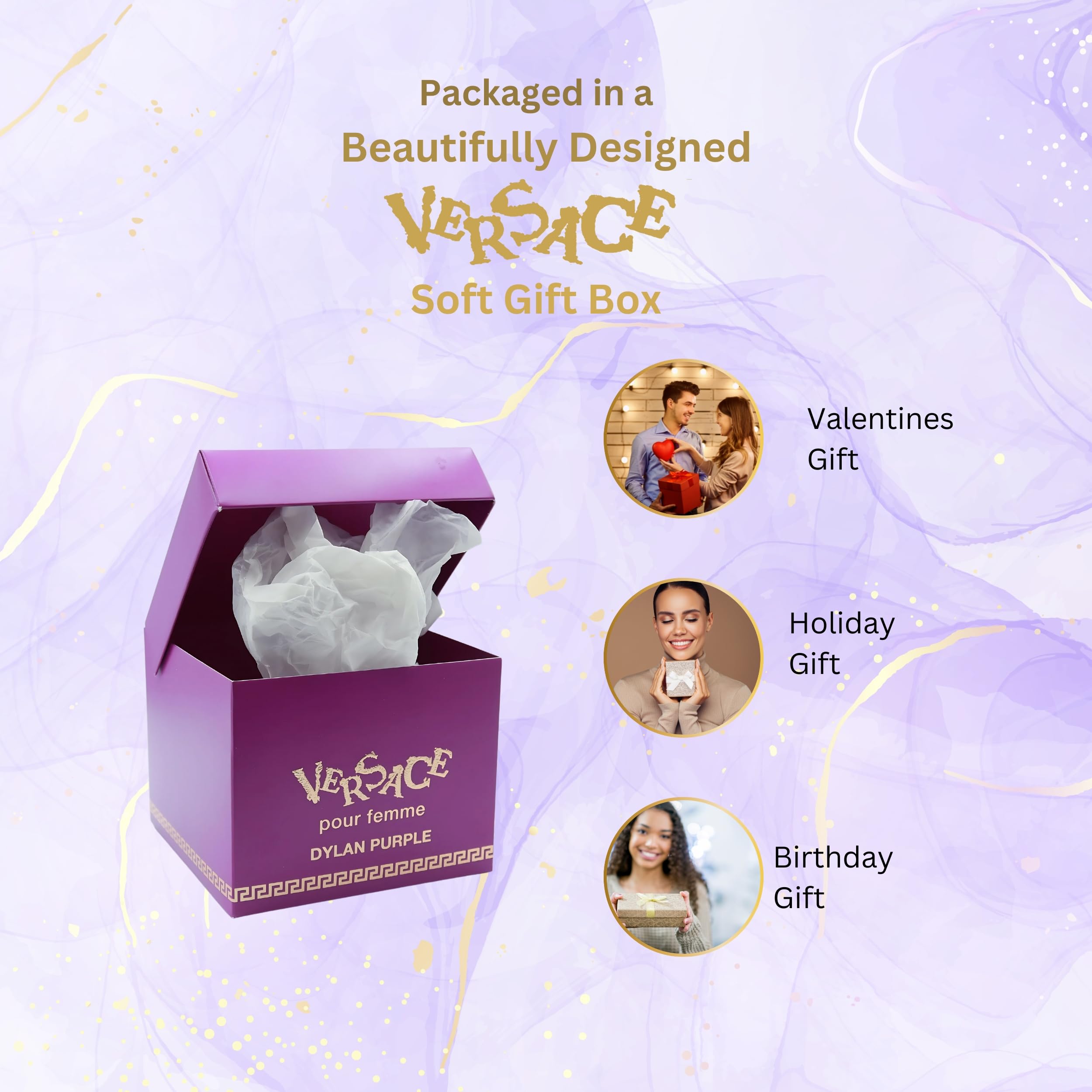Versace Dylan Purple: notas de fondo con ambroxan y cedro.