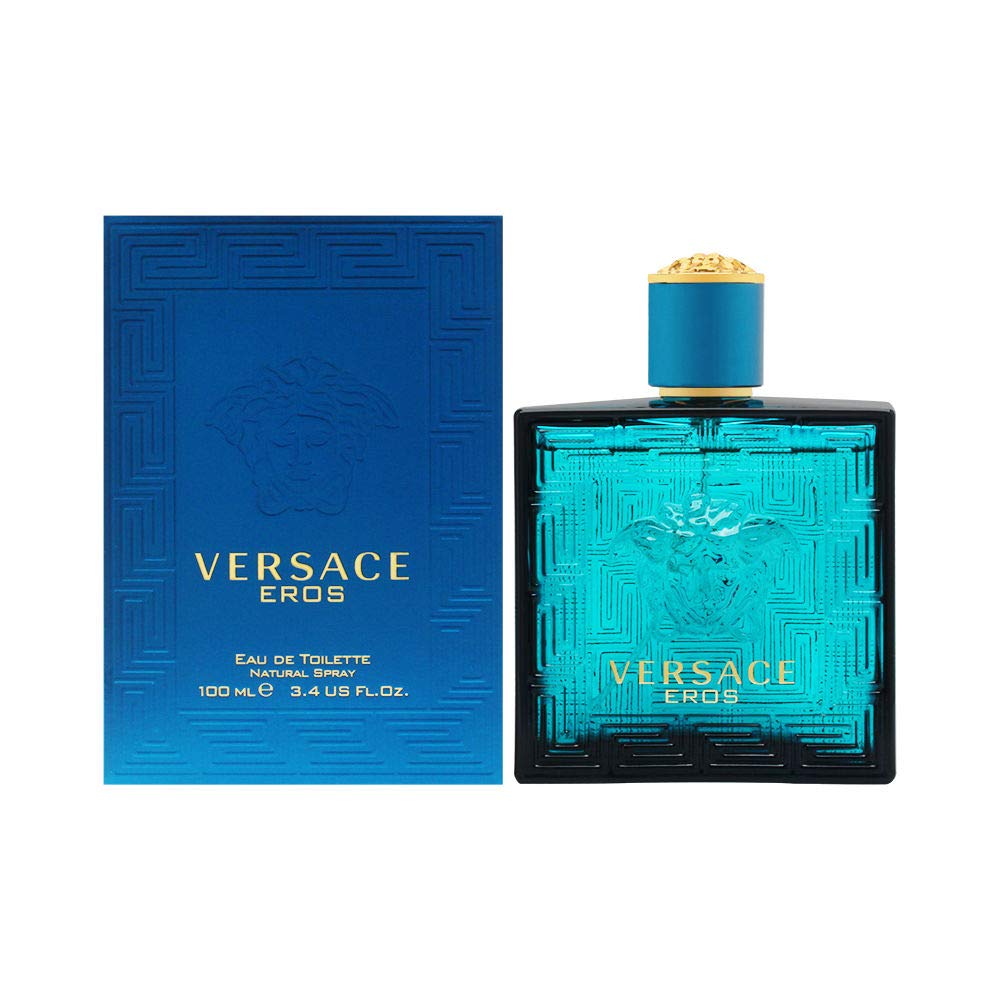Versace Eros, frasco elegante, ideal para uso nocturno y presencia inolvidable