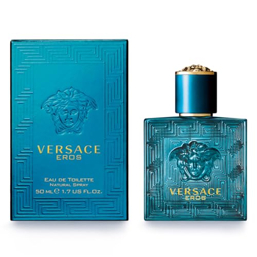Versace Eros envase presentación, fragancia duradera para ocasiones especiales