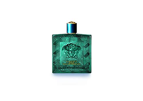 Versace Eros, detalle de tapa, sofisticación en cada aplicación